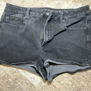 American Eagle Outfitters Dark Gray Denim Shorts